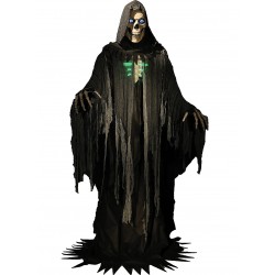 Towering Animated Reaper Halloween Decoration - 10 Feet