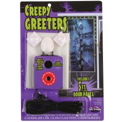 Zombie Creepy Door Decoration Kit with Lights and Sound