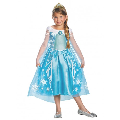 Elsa's Elegant Party Dress | Frozen Costume for Girls