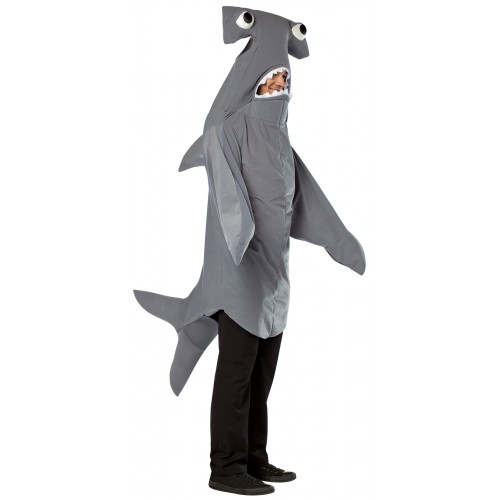 Hammerhead Shark Adult Costume - Sharknado, Baby Shark Song Costume