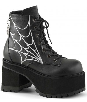 Webbed Ranger Womens Gothic Platform Boots