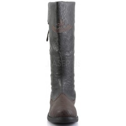 Distressed Black Rennaissance Costume Boots