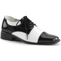 Disco Black and White Costume Shoes