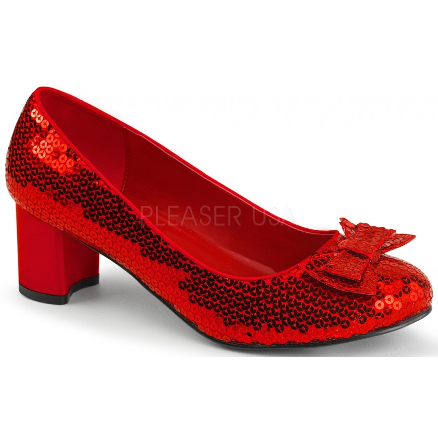 red pumps 2 inch heel