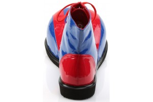 Red And Blue Adult Clown Shoes - Oversized Clown Costume Shoes